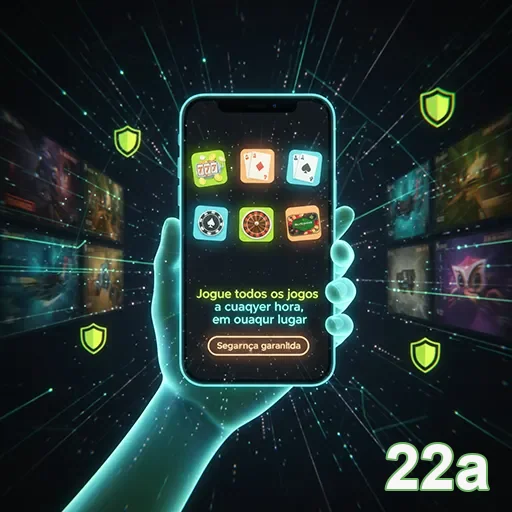 Dealer distribui cartas em blackjack ao toque no dispositivo móvel