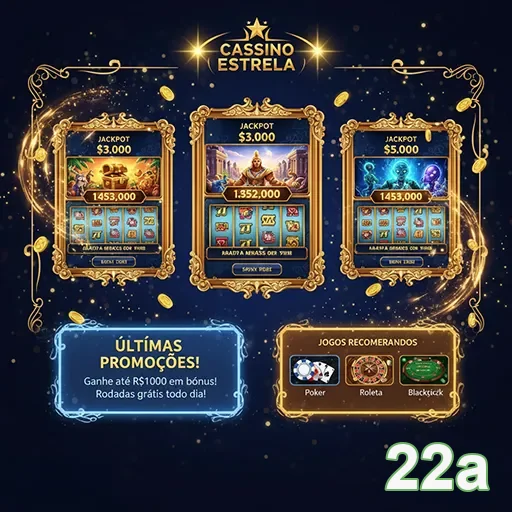 Imagem do site 22a mostrando a página inicial com design moderno e destaque para soluções digitais